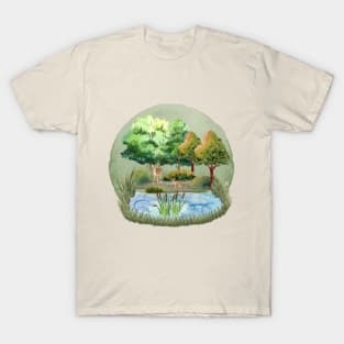 Lake in the forest T-Shirt